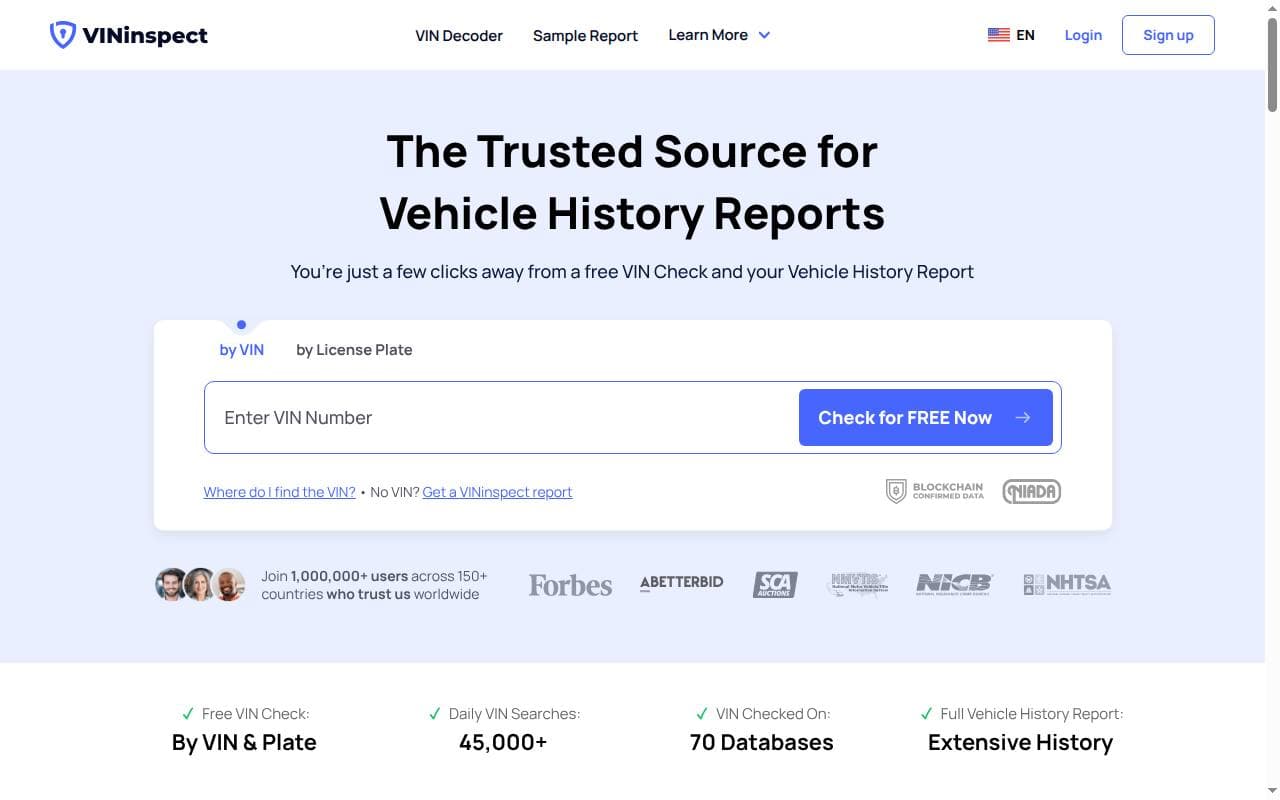 VINinspect website